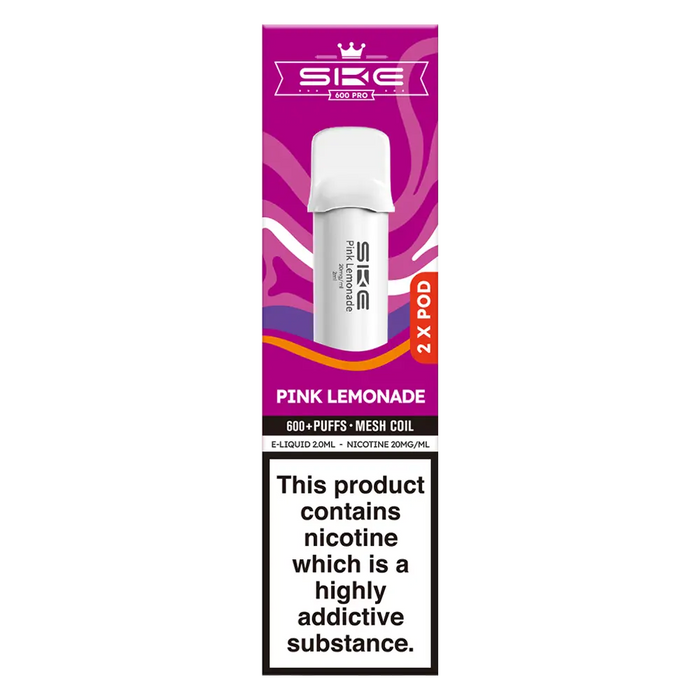 SKE Crystal 600 Pro & Plus Prefilled Pods Replacement
