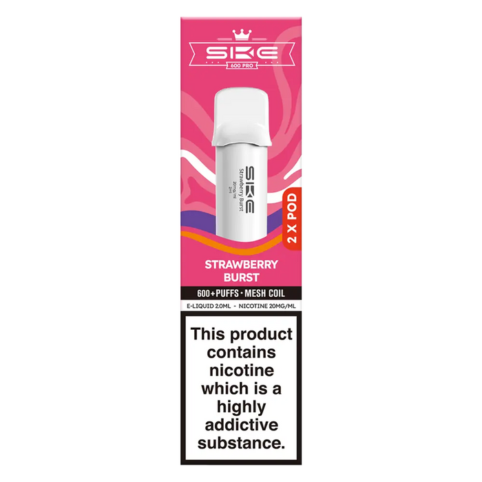 SKE Crystal 600 Pro & Plus Prefilled Pods Replacement