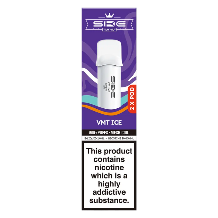 SKE Crystal 600 Pro & Plus Prefilled Pods Replacement