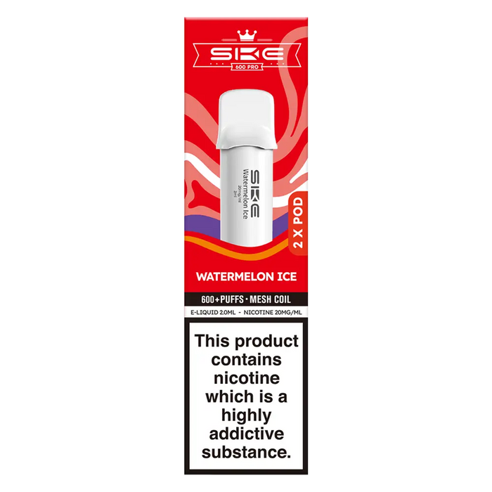 SKE Crystal 600 Pro & Plus Prefilled Pods Replacement