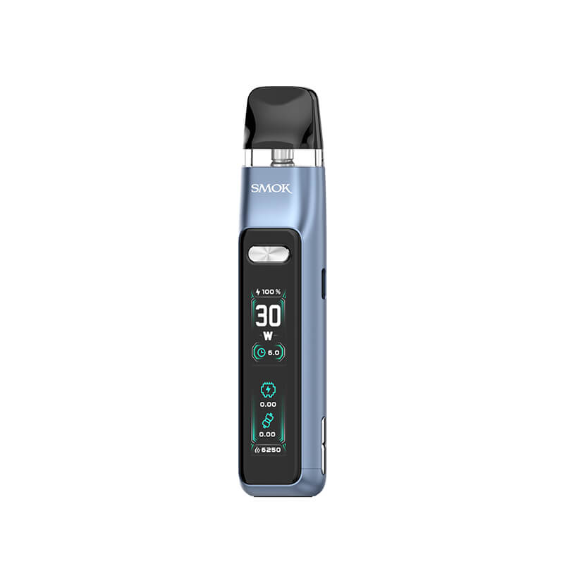SMOK Novo GT Vape Kit in Blue – modern and lightweight vape device with a sleek metallic finish and smooth airflow performance.