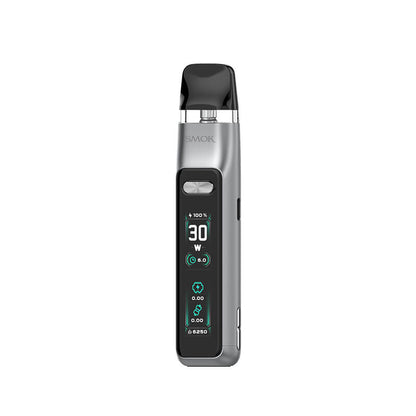 SMOK Novo GT Vape Kit in Silver – modern and lightweight vape device with a sleek metallic finish and smooth airflow performance.