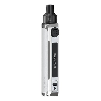 SMOK RPM 25W Pod System Mod Vape Kit in Beige White Leather – elegant and compact vape device with a leather-textured finish, adjustable wattage, and smooth MTL performance.