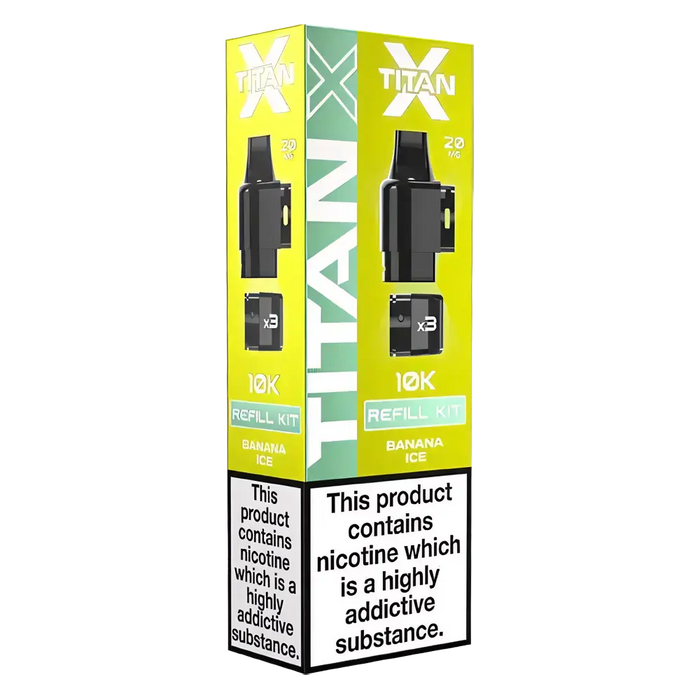 Titan - X Prefilled Replaceable Pods Refil Containers 20mg Pods - UK Dispatch