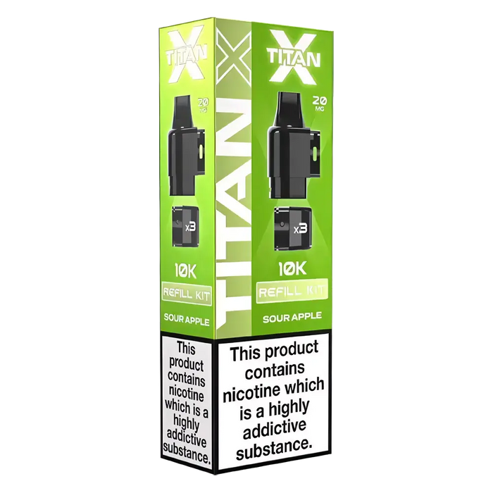 Titan - X Prefilled Replaceable Pods Refil Containers 20mg Pods - UK Dispatch