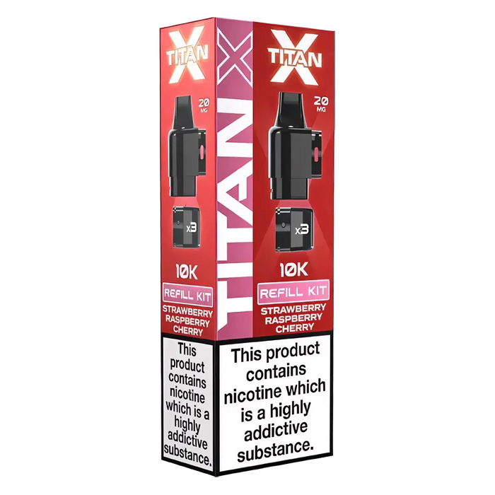 Titan - X Prefilled Replaceable Pods Refil Containers 20mg Pods - UK Dispatch