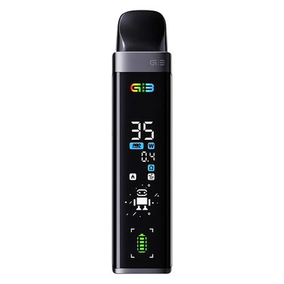 Uwell Caliburn G3 Pro Pod Kit in Space Grey – sleek and compact vape device with a vibrant finish, customizable settings, and smooth performance.