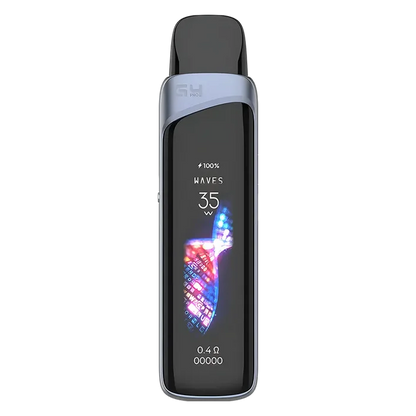 Uwell Caliburn G4 Pro Pod Kit in Ink Blue – advanced pod system with 1000mAh built-in battery, 2ml refillable pods, OLED display, and airflow control for MTL and RDTL vaping.
