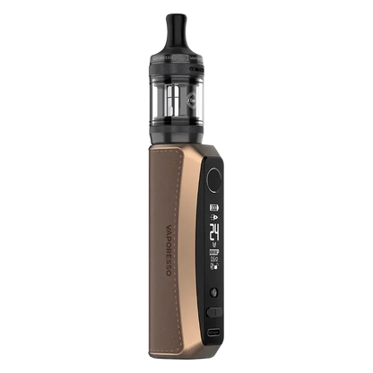 Vaporesso GTX One Pro Vape Kit in Brown – 40W pod mod kit with 3000mAh built-in battery, 2ml tank capacity, and compatibility with Vaporesso GTX coils