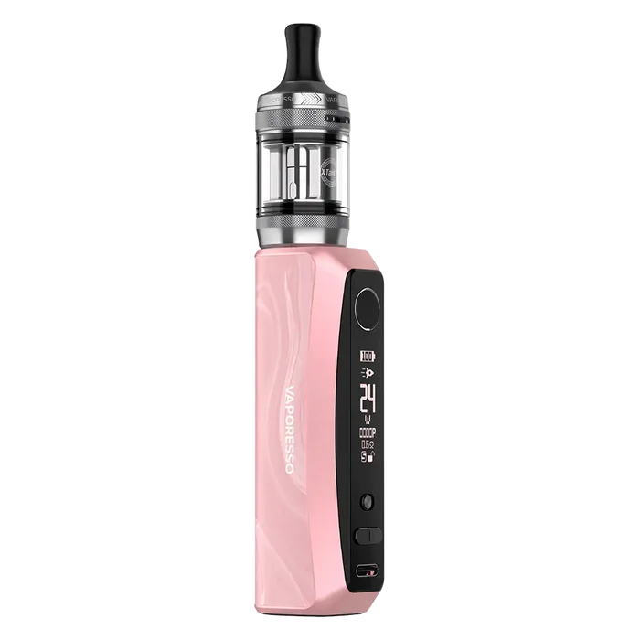 Vaporesso GTX One Pro Vape Kit in Pink – 40W pod mod kit with 3000mAh built-in battery, 2ml tank capacity, and compatibility with Vaporesso GTX coils