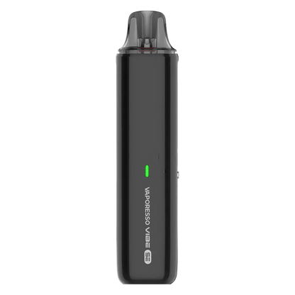 Vaporesso Vibe SE Pod Kit in Black – minimalist and portable vape device with a smooth black finish, easy-to-use design, and consistent performance.