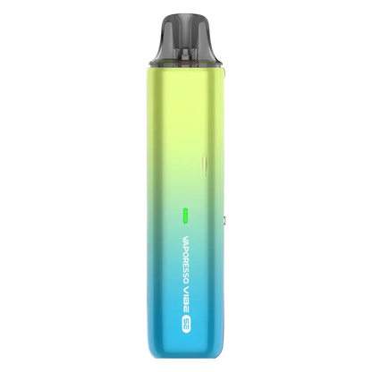 Vaporesso Vibe SE Pod Kit in Frozen Mint – minimalist and portable vape device with a smooth black finish, easy-to-use design, and consistent performance.