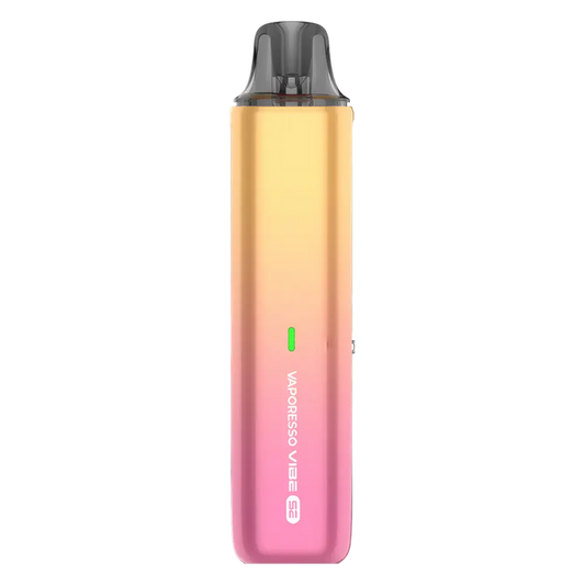 Vaporesso Vibe SE Pod Kit in Grape Fruit Soda – minimalist and portable vape device with a smooth black finish, easy-to-use design, and consistent performance.