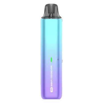 Vaporesso Vibe SE Pod Kit in Ice Blueberry – minimalist and portable vape device with a smooth black finish, easy-to-use design, and consistent performance.