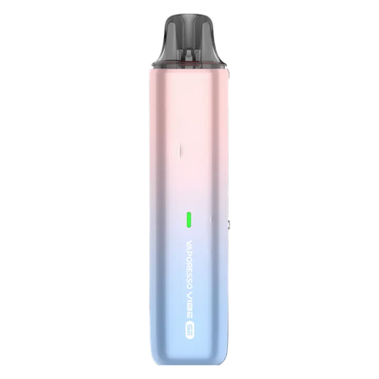 Vaporesso Vibe SE Pod Kit in Ice Cream Pink – minimalist and portable vape device with a smooth black finish, easy-to-use design, and consistent performance.