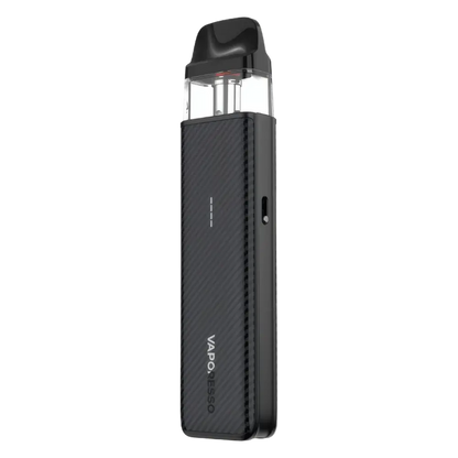 Vaporesso XROS 5 Mini Pod Kit in Carbon Black – ultra-compact vape device with sleek design, reliable performance, and smooth draw activation.