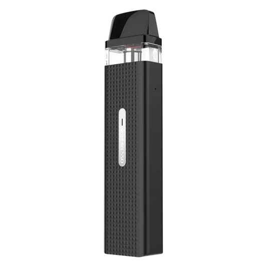 Vaporesso XROS Mini Vape Pod Kit in Black – compact and stylish pod system with a sleek black finish, 1000mAh battery, fixed airflow for consistent MTL draws, and SSS leak-resistant technology for mess-free vaping.