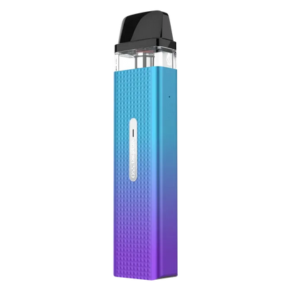 Vaporesso XROS Mini Vape Pod Kit in Grape Purple – compact and stylish pod system with a sleek black finish, 1000mAh battery, fixed airflow for consistent MTL draws, and SSS leak-resistant technology for mess-free vaping.