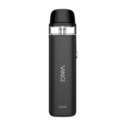 VooPoo Vinci Pod Kit in Carbon Fiber Black – stylish and compact vape device with a vibrant red gradient finish, smooth airflow, and user-friendly design.