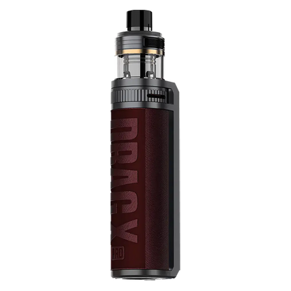 VooPoo Drag X Pro Pod Vape Kit in Mystic Red – high-performance vape device with a bold leather-textured finish, advanced chipset, and precise airflow control.