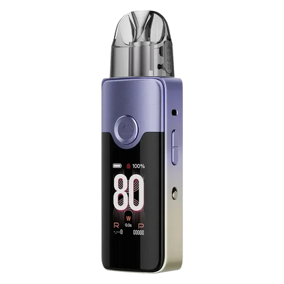 Voopoo Vinci E80 Pod Kit in Purple Gold Gradient – sleek pod vape device with adjustable wattage, refillable pods, and long-lasting battery.