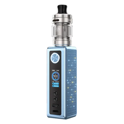 VooPoo Vinci Spark 100 Vape Kit in Blue – sleek and compact vape device with adjustable power, modern design, and smooth performance.