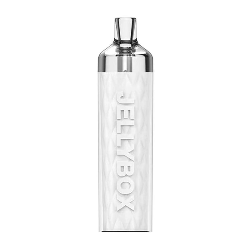 Rincoe Jellybox Lite Pod System Kit in White – lightweight and eye-catching pod device featuring a draw-activated design, and consistent performance for smooth MTL vaping.
