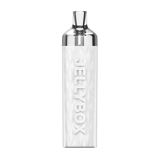 Rincoe Jellybox Lite Pod System Kit in White – lightweight and eye-catching pod device featuring a draw-activated design, and consistent performance for smooth MTL vaping.