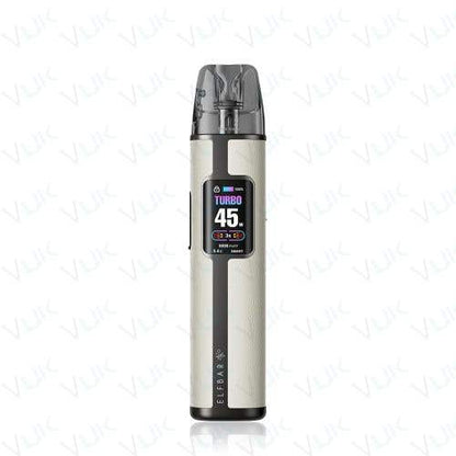 Elf Bar ELFX Pro Classic Edition Pod Kit in White – sleek and modern vape device with a minimalist design, smooth performance, and comfortable grip.