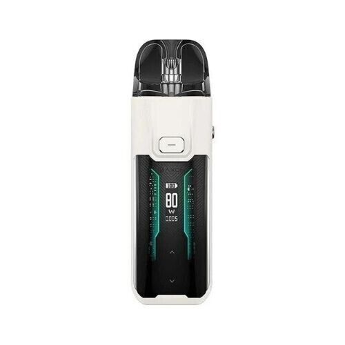 Vaporesso Luxe XR Max Pod Kit in White – high-performance pod system with a 2800mAh built-in battery, COREX heating tech, and adjustable wattage for powerful DTL and MTL vaping.