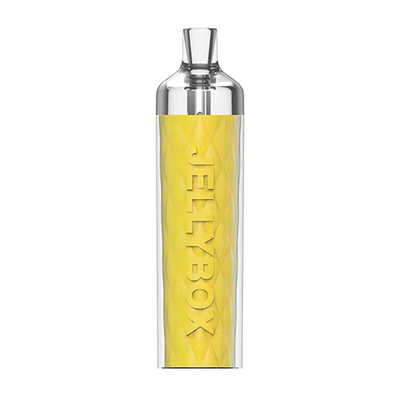 Rincoe Jellybox Lite Pod System Kit in Yellow – lightweight and eye-catching pod device featuring a draw-activated design, and consistent performance for smooth MTL vaping.